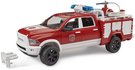 BRUDER 02544 Auto RAM 2500 hasii funkn dlo na baterie Svtlo Zvuk