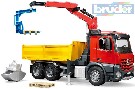 BRUDER 03651 Set Valnk s ramenem Mercedes Benz AROCS