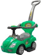 Odredlo auto zelen chodtko a jezdtko s vodic ty 3v1 Baby Mix Mega Car