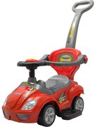 Odredlo auto erven chodtko a jezdtko s vodic ty 3v1 Baby Mix Mega Car