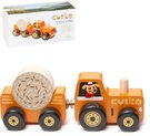 CUBIKA DEVO Magnetick set traktor s vlekou a nkladem *DEVN HRAKY*