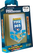 PANINI FIFA 365 22/23 Sběratelské karty Adrenalyn XL 4x booster + plechová krabička