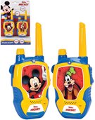 DICKIE Vyslaky dtsk Walkie Talkie 2,4GHz Mickey Mouse set 2ks na baterie