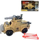 Auto vojenské bojové army vozidlo set s figurkou a doplňky plast