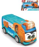 DICKIE ABC Baby mstsk autobus 22cm s chrasttkem voln chod plast