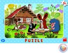DINO Puzzle KRTEK (Krteček) na návštěvě deskové 15 dílků