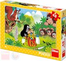 DINO Puzzle Krtek a svaina (Krteek) 26x18cm skldaka 48 dlk