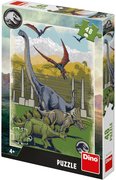 DINO Puzzle Jursk svt (Jurassic World) 18x26cm skldaka 48 dlk