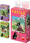 DINO Puzzle Jak Krtek uzdravil myku (Krteek) 24x22cm set 60 dlk 6 druh