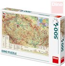 DINO Puzzle skldaka Mapa esk republiky R 500 dlk 47x33cm