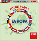 DINO Hra Poznej vlajky Evropa karetní *SPOLEČENSKÉ HRY*