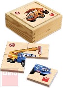 DINO DEVO Prvn puzzle Tatra 6x4 dlk 9x9cm v krabice *DEVN HRAKY*
