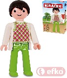 EFKO IGRÁČEK Strýček figurka 7,5cm rodina v krabičce STAVEBNICE
