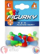EFKO Figurky barevn Family doplnk ke spoleenskm hrm set 16ks