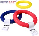 PROFIBABY Kruh plastov hzec masn 17cm Ring 3 barvy