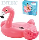 INTEX Plameňák malý nafukovací s úchyty 142x137x97cm dětské vozítko do vody 57558
