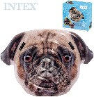 INTEX Lehátko nafukovací pes Mops 173x130cm matrace na vodu s úchyty 58785