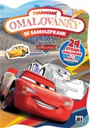 JIRI MODELS Omalovnky tvarovan + samolepky Auta (Cars)