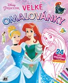 JIRI MODELS Omalovnky velk se samolepkami Disney Princezny