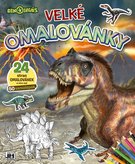 JIRI MODELS Omalovnky velk se samolepkami Dinosaui