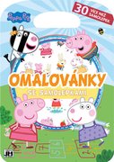 JIRI MODELS Omalovnky se samolepkami Peppa Pig