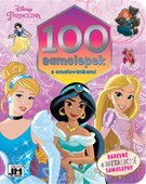 JIRI MODELS 100 samolepek s omalovnkami Disney Princezny
