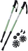 KUBISPORT Trekingov hole set 1 pr s psluenstvm zelen