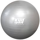 KUBISPORT Míč gymnastický stříbrný 85cm fitness balon rehabilitační do 150kg