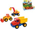 LENA Auto mini Compact stavební plast 12 cm 5 druhů