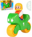 LENA My First Racers baby set motorka zvodn + figurka plast pro miminko