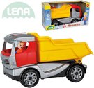 LENA Truckies sklp 22cm set baby autko + panek 01620 plast