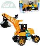 LENA Baby Bagr 70cm luto-ern odredlo funkn odstrkovadlo plast 2047