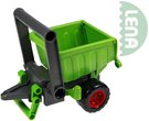 LENA Eco aktivní přívěs plastová zelená vlečka 20cm 4214