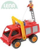 LENA Auto hasisk plastov 29cm aktivn hasii stkac vodu set s pankem 415