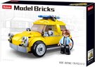 SLUBAN Model Bricks Volksauto lut 176 dlk + 1 figurka STAVEBNICE