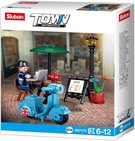 SLUBAN Town Jezdec na sktru 67 dlk + 1 figurka STAVEBNICE