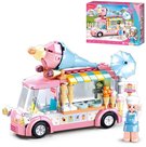 SLUBAN Girls Dream Mobiln zmrzlinov stnek 145 dlk + 1 figurka STAVEBNICE