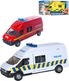 MAC TOYS Auto sanitka ambulance / policie / hasii 3 druhy na baterie Svtlo Zvuk