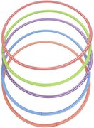 PL HULA HOP Obru gymnastick hula hoop 50cm dtsk fitness kruh 6 barvy
