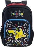 Batoh dětský školní velký Pokémon Pikachu černý na záda