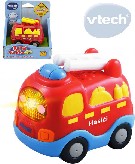 VTECH Baby autko Tut Tut Hasii 8cm mluvc zpvajc CZ na baterie Svtlo Zvuk