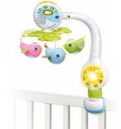 VTECH Baby zpívající kolotoč 3v1 s ptáčky na baterie Světlo Zvuk CZ pro miminko
