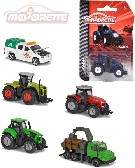 MAJORETTE Auto farmsk 7cm kovov na voln chod 6 druh kov