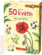 MINDOK HRA kvízová Expedice Příroda: 50 našich květin naučná