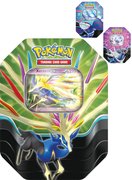 Hra Pokémon TCG: Azure Legends Tin 4x booster v kovovém boxu 3 druhy