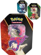Hra Pokémon TCG: Divergent Powers Tin 4x booster v kovovém boxu 3 druhy