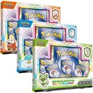 ADC Hra Pokmon TCG: Paldea Pin Collection set 4x booster s doplky 3 druhy