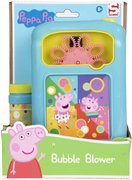 Bublinova prastko Peppa Pig elektronick bublifuk set s npln plast