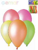 GEMAR Balnky nafukovac 26cm Neonov barevn set 10ks v sku