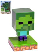 Stoln lampika Minecraft Zombie Icon Light 10cm na baterie LED Svtlo